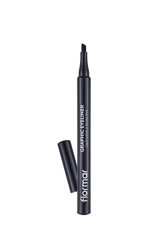 Flormar GRAPHIC EYELINER BLACK - Precision and Drama - Image 1