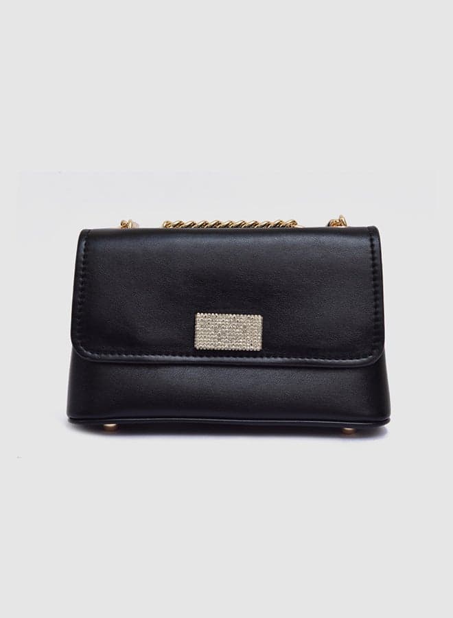 Vincci Elegance: Chain-Detailed Women's Shoulder Bag