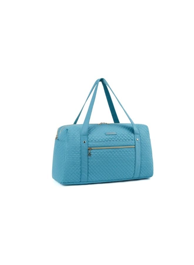 BAGSMART Teal Weekender: Elegant Carry-on with Shoe Bag - Image 1