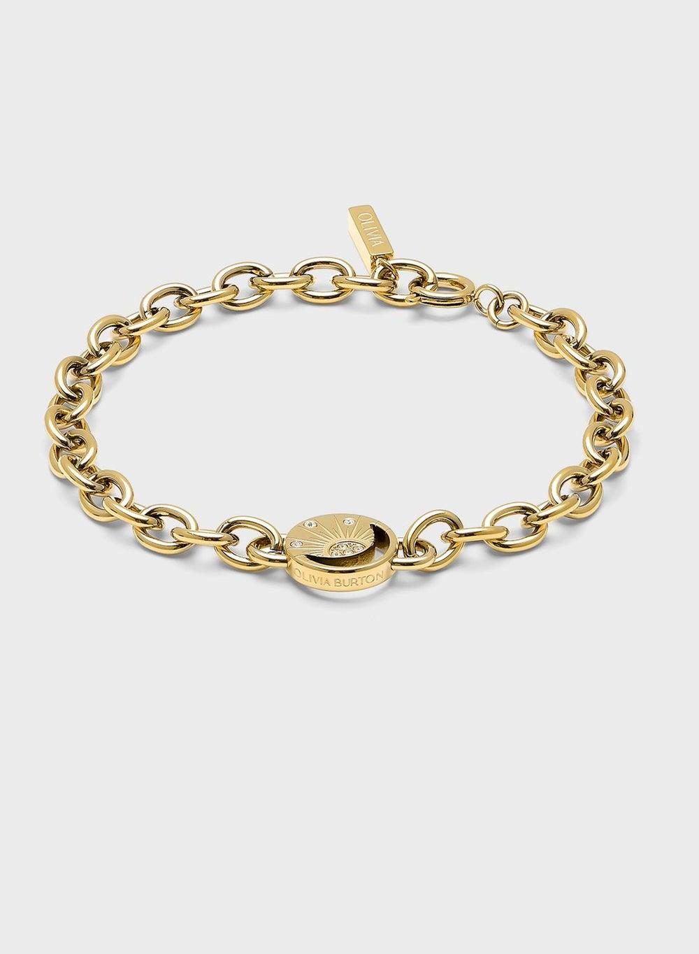 OLIVIA BURTON Celestial Glow Stainless Bracelet for Women