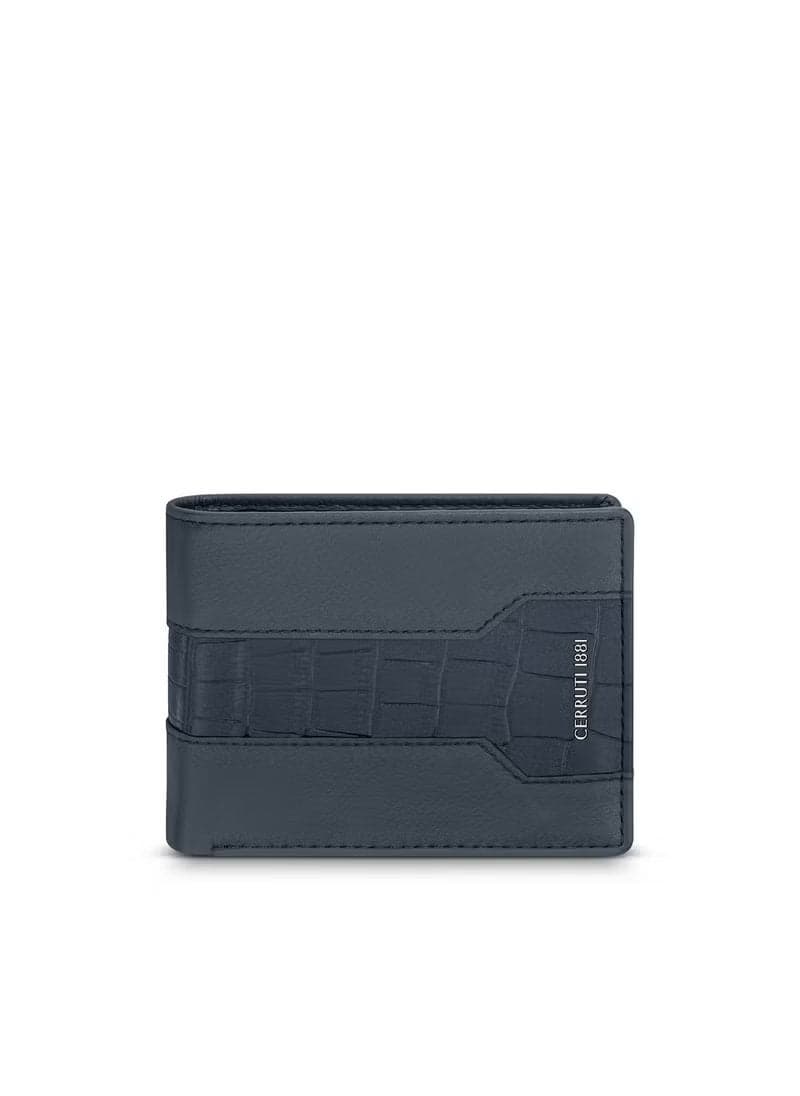 CERRUTI 1881 Blue Leather Wallet - Elegance in Every Stitch