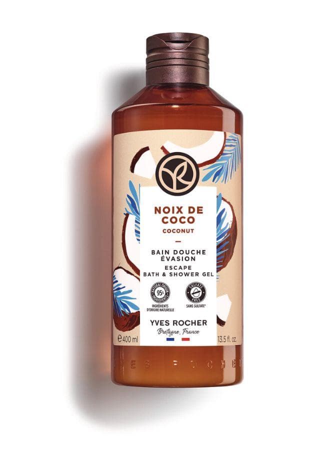 جل استحمام بجوز الهند الطبيعي 400 مل - ترطيب فائق ورائحة منعشة - Image 1