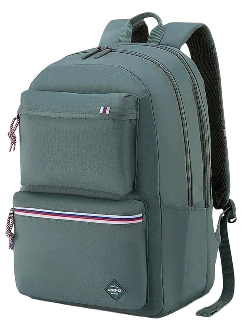 حقيبة الظهر Riley من American Tourister للابتوب - خضراء بضمان عالمي لمدة عام - Image 1