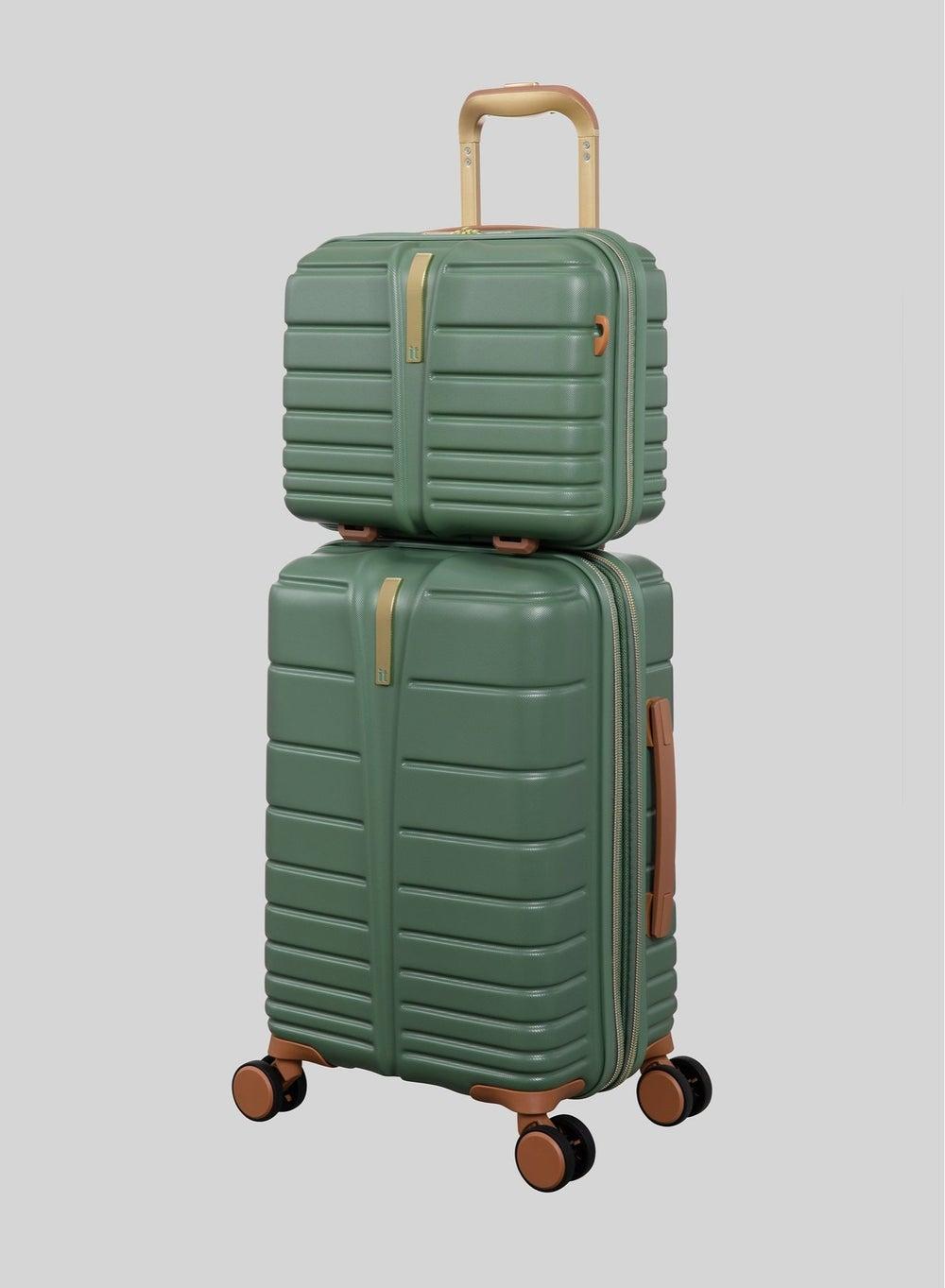 حقيبة السفر الخضراء الصلبة من IT Luggage: رفيقك الأنيق - Image 1