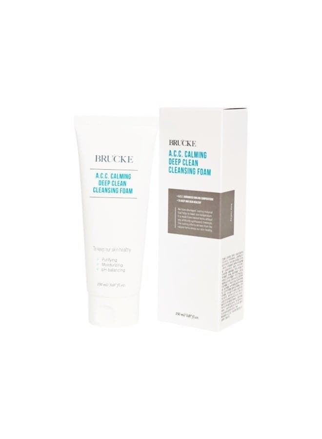 رغوة تنظيف عميقة ومهدئة بروك إيه سي سي لكل أنواع البشرة 150 مل - Image 1