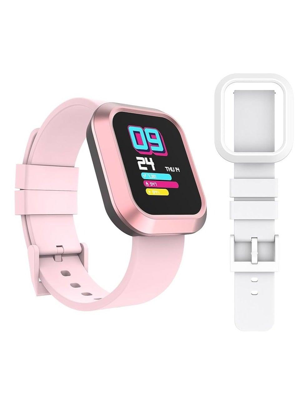 iTouch Explorer 3 Interactive Unisex Watch - Pink/White TF412A-C12