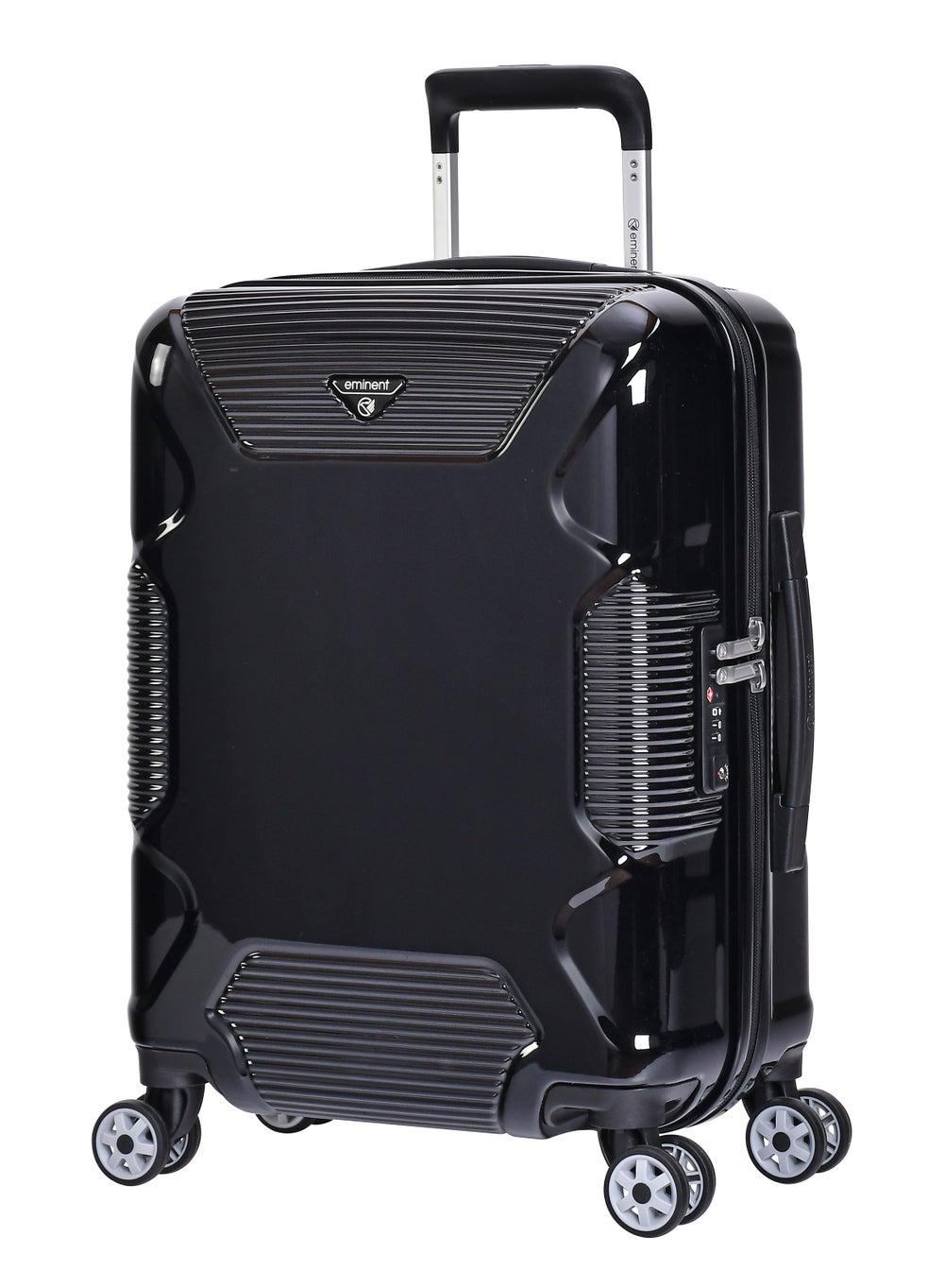 eminent 20 Sleek Polycarbonate Cabin Trolley KJ84 Black