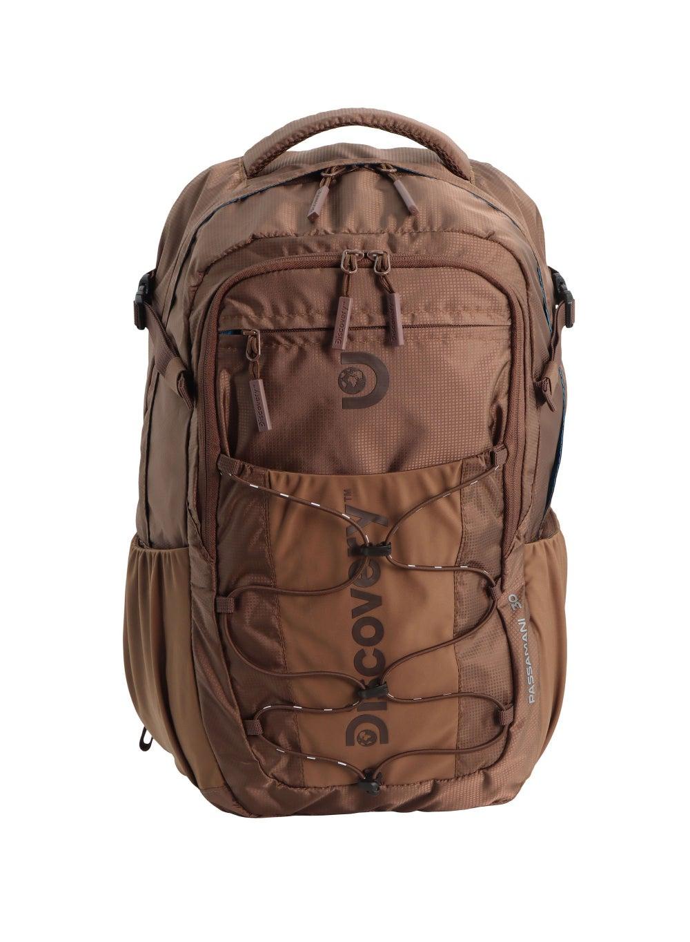 Discovery Brown 30L Outdoor Adventure Backpack - Image 1