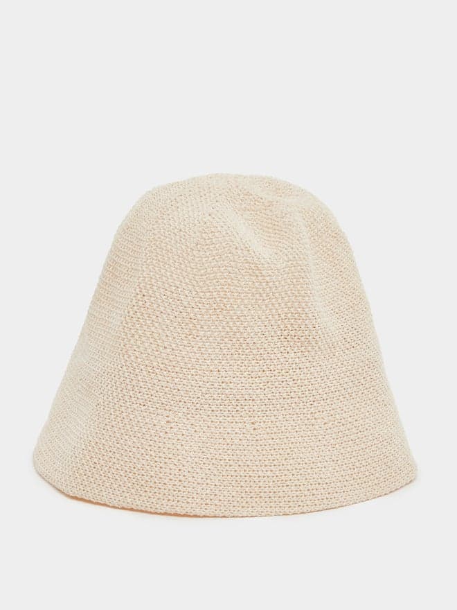 Styli Chic Women's Plain Knit Bucket Hat - Timeless Elegance