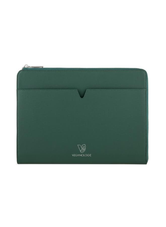 Veganologie Eden 11" Green iPad Sleeve - Eco-Friendly Apple Leather