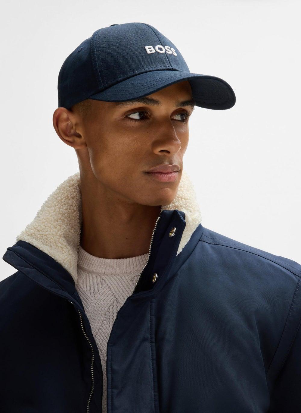 BOSS Men's Embroidered Cotton-Twill Cap