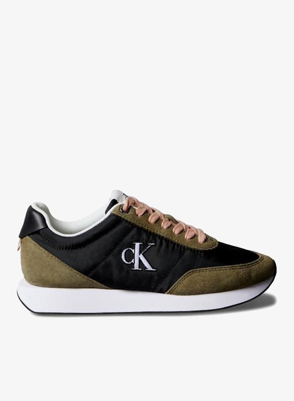 Suede Mix Yw0Yw0199001A Signature Black Logo Runners