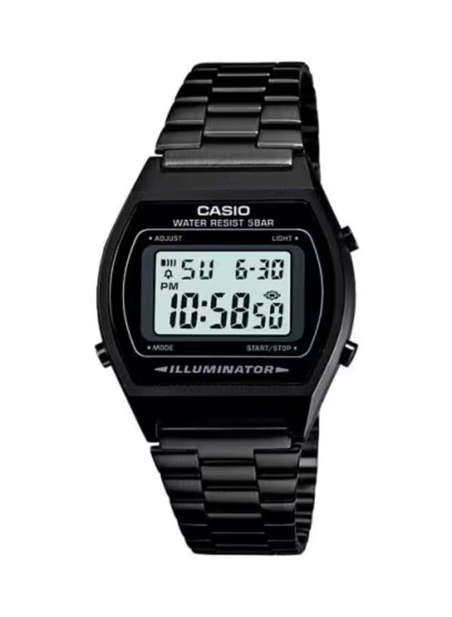 CASIO B640WB-1ADF Sleek Digital Stainless Steel Watch - 35mm