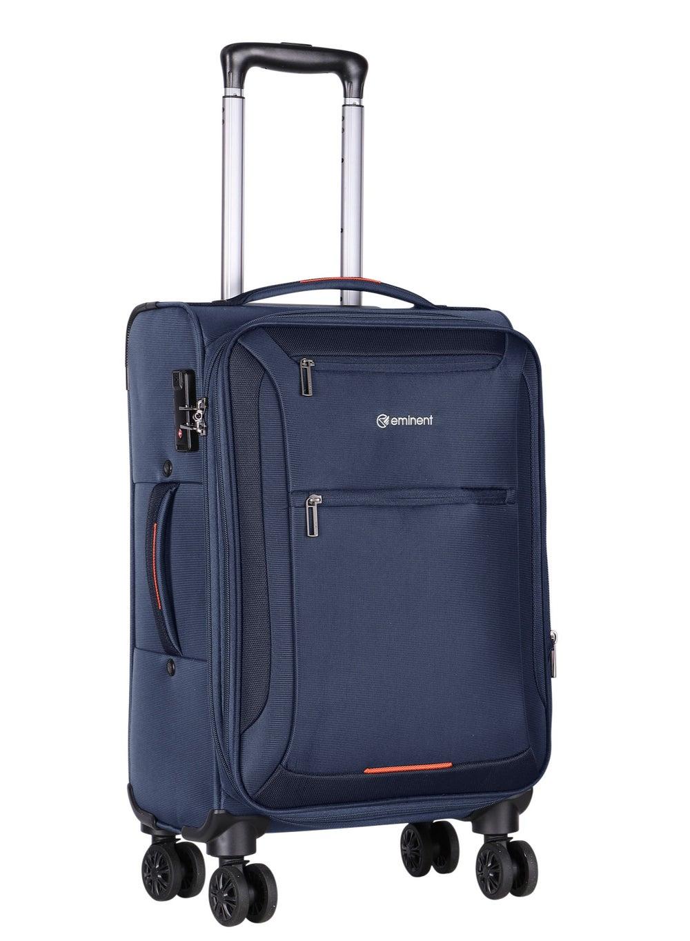 Eminent E751 Navy Blue Expandable Cabin Suitcase