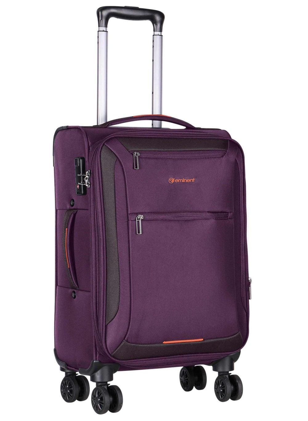 Eminent 20 E751 Purple: Lightweight Cabin Trolley with TSA Lock