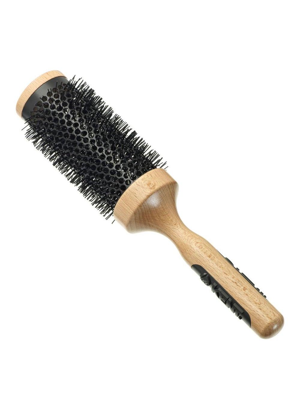 Kent PF13 Premium Beechwood 56mm Nylon Bristle Hair Brush - Image 1