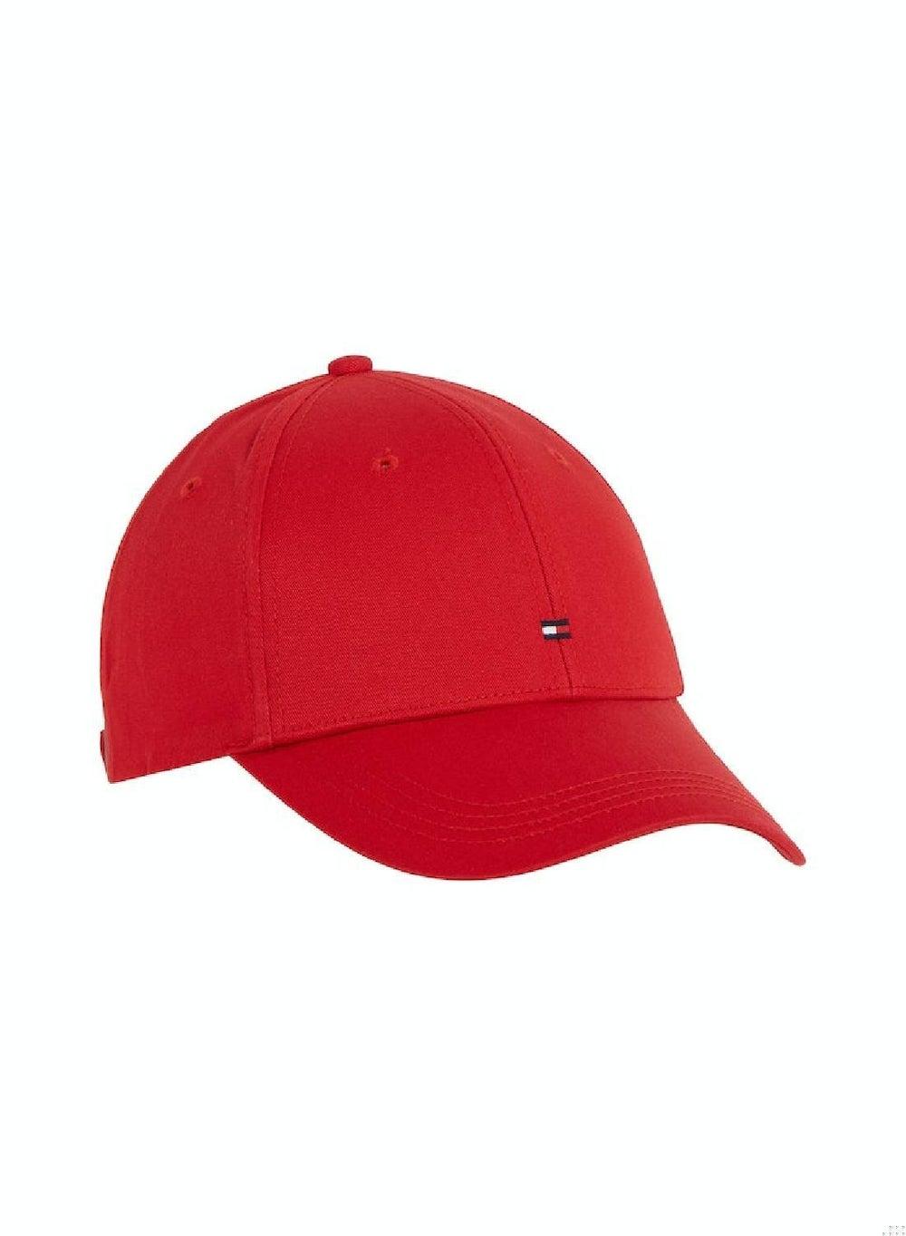 TOMMY HILFIGER Red Classic Women's Cotton Baseball Cap