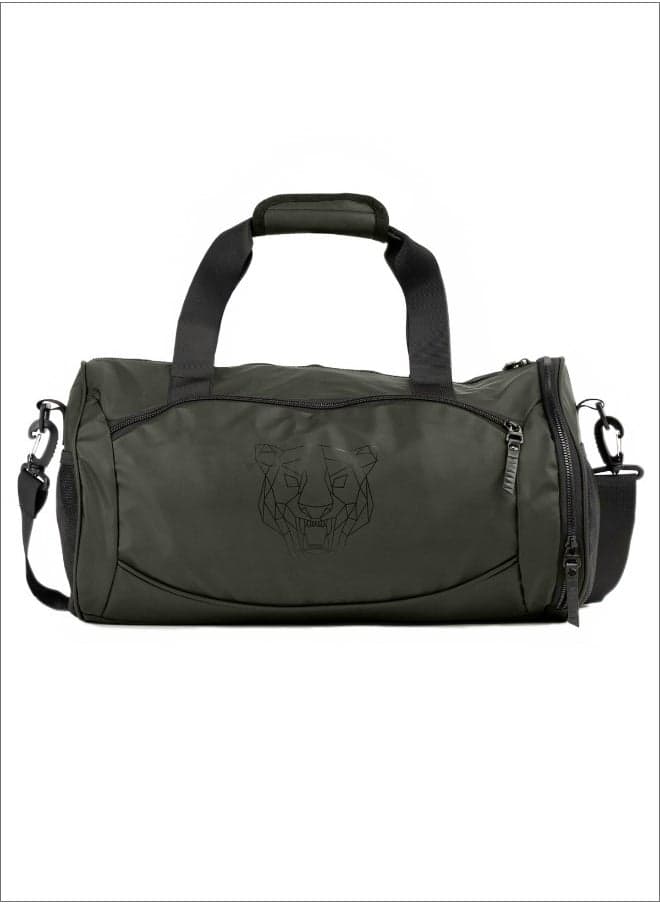 Tanjim Squad Duffle Bag Green - Stylish All-Weather Companion