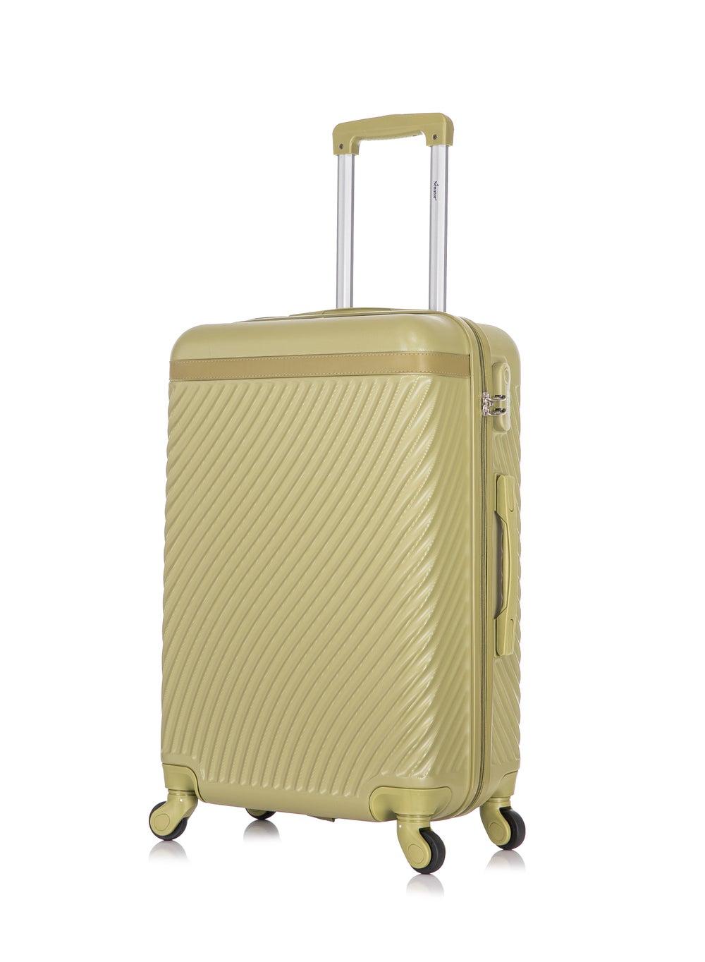 SENATOR KH1065 Tea Green Lightweight Spinner Suitcase