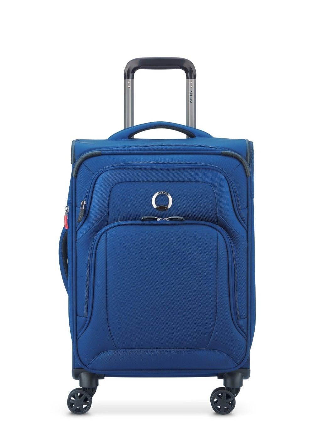 DELSEY Paris 55 Optimax Lite: Elegant 55cm Cabin Trolley in Blue - Image 1