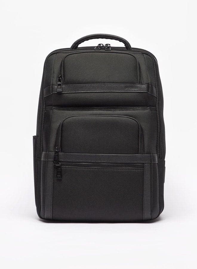 DUCHINI Men's Textured Backpack: Sleek, Secure Zip Closure - Image 1