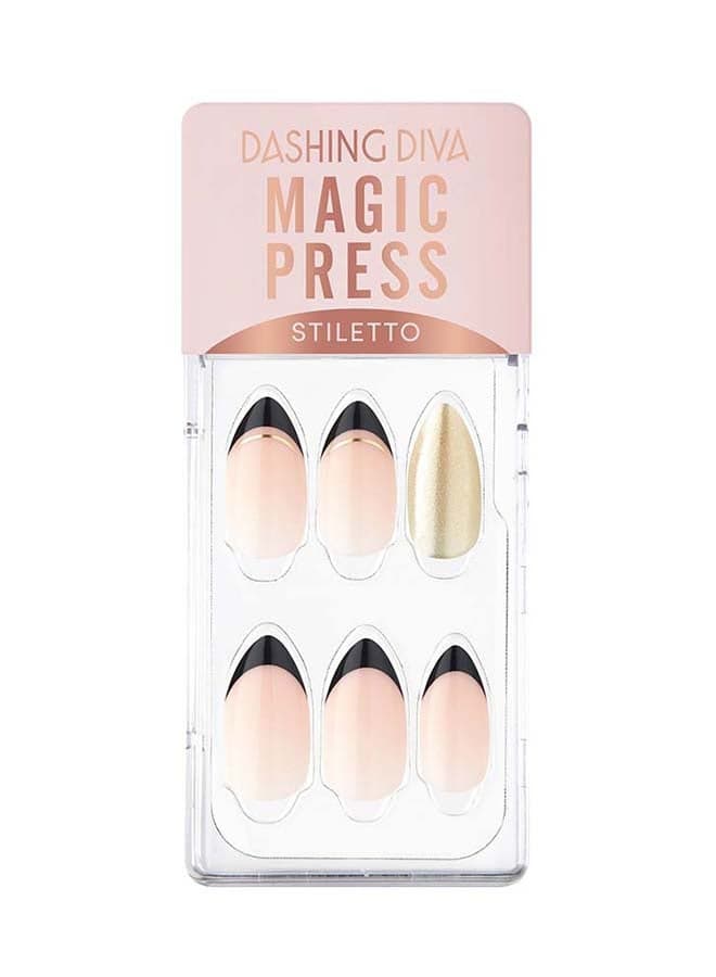 أظافر Magic Press السوداء الفورية - Image 1