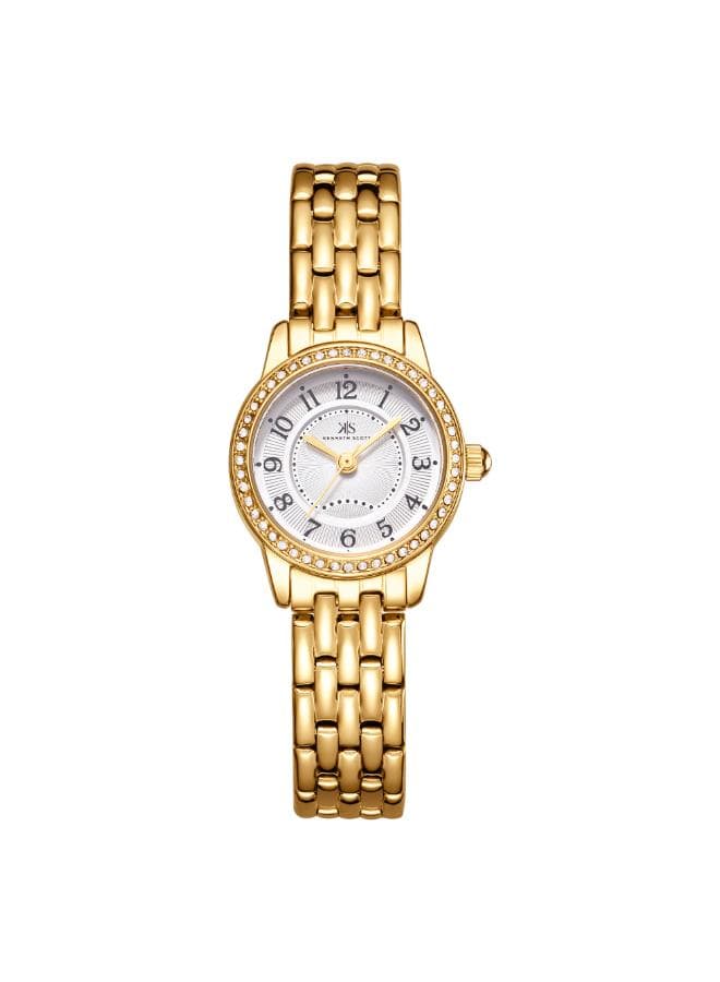 KENNETH SCOTT K25511-GBGW Elegant Stainless Steel Women's Watch - 23mm