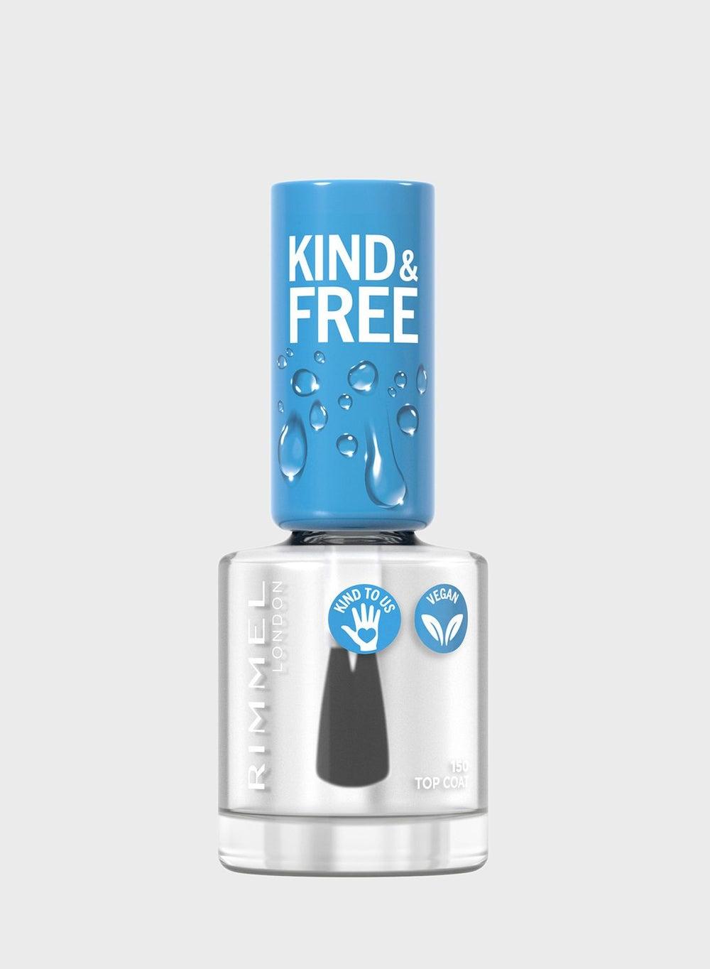 Rimmel Kind & Free 150 Top Coat Nail Polish, 8ml