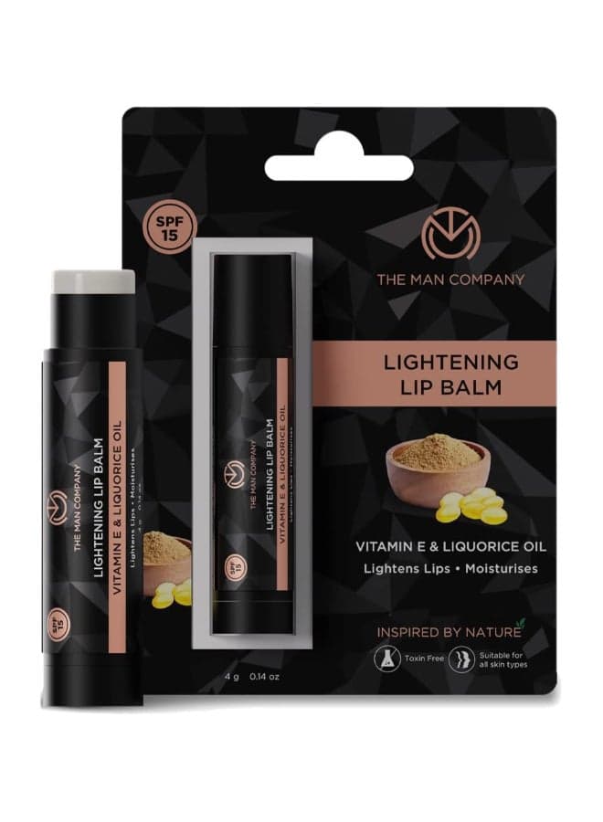 Luxurious Lip Lightener with Vitamin E & Natural Oils, 4g - Image 1