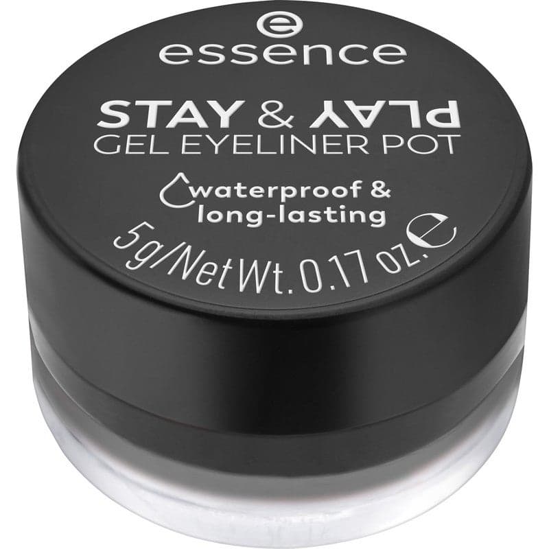 Essence Stay & Play Gel Eyeliner Pot 01 - Bold & Defined Eyes