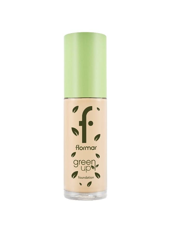 Flormar Green Up Foundation - 010 Pure Beige