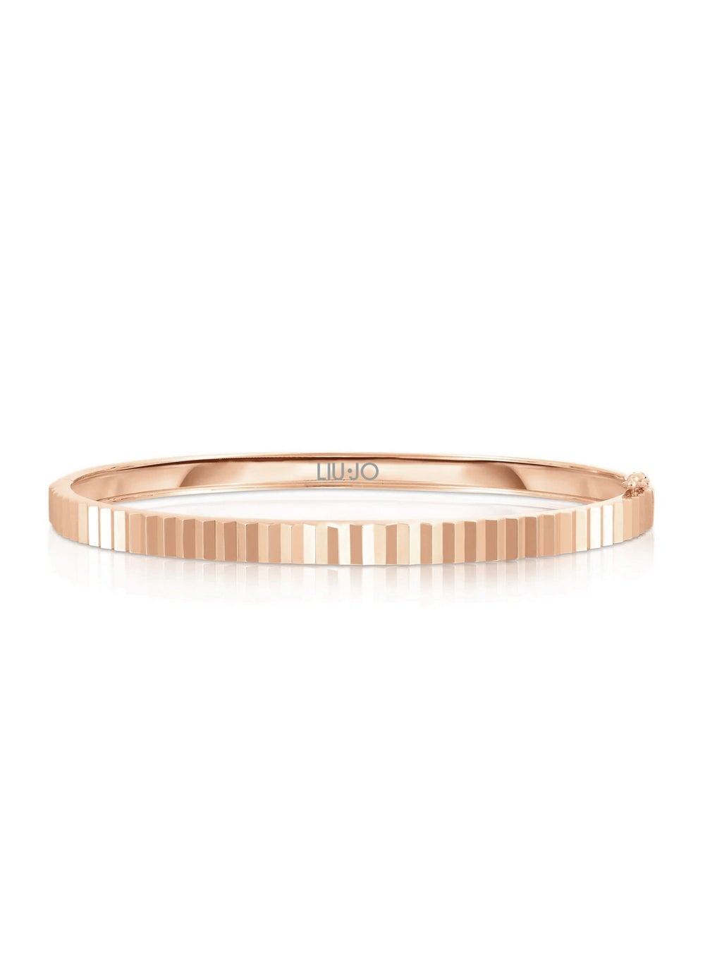 Liu Jo Grace Rosegold Bangle - LJ2395 | Elegant Women's Accessory