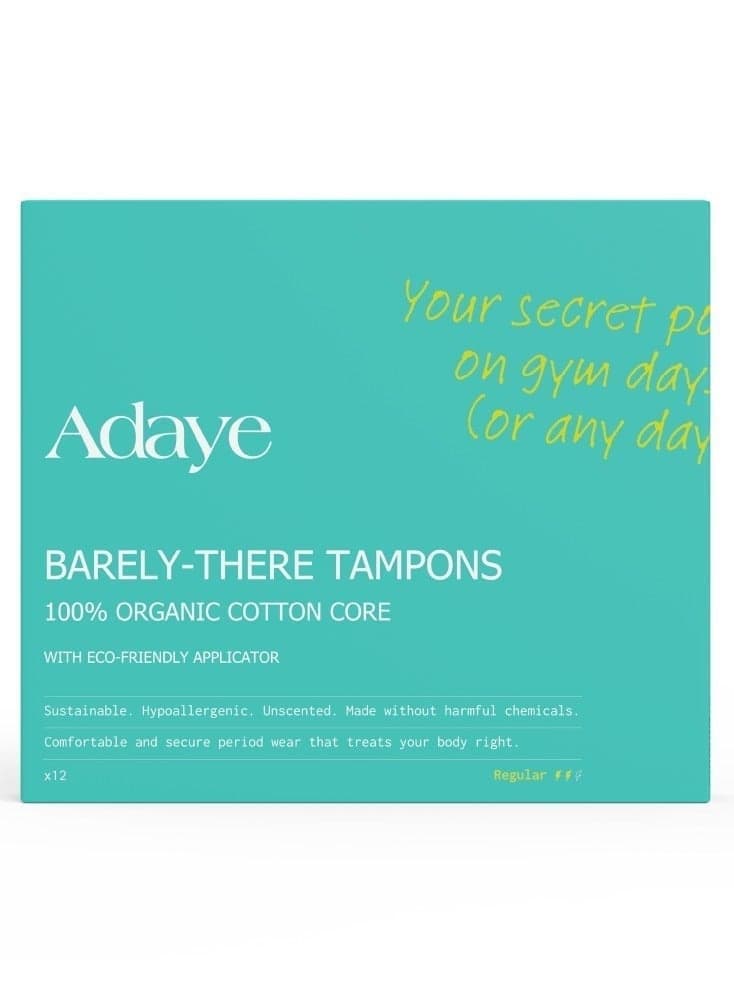 Adaye Organic Cotton Tampons | Eco-Friendly, Hypoallergenic Comfort