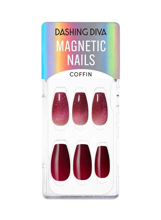 Magic Press Wine Sorbet Press-On Mani Kit - Image 1