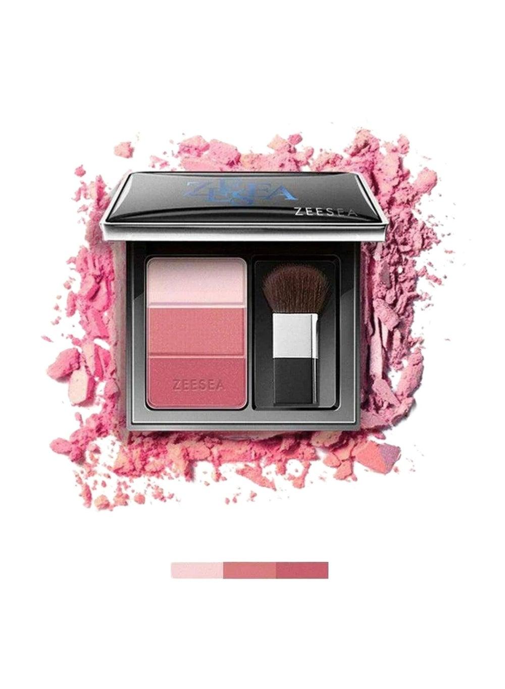 ZEESEA Midnight Rose 3-Color Concealer Blusher for Radiant Glow