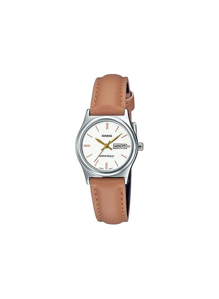 CASIO Elegant Analog Timepiece with PU Strap for Women