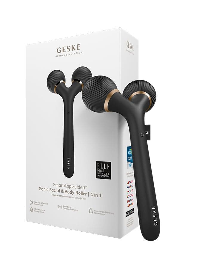 Sonic 4-in-1 Derma Roller for Face & Body - Black - Image 1