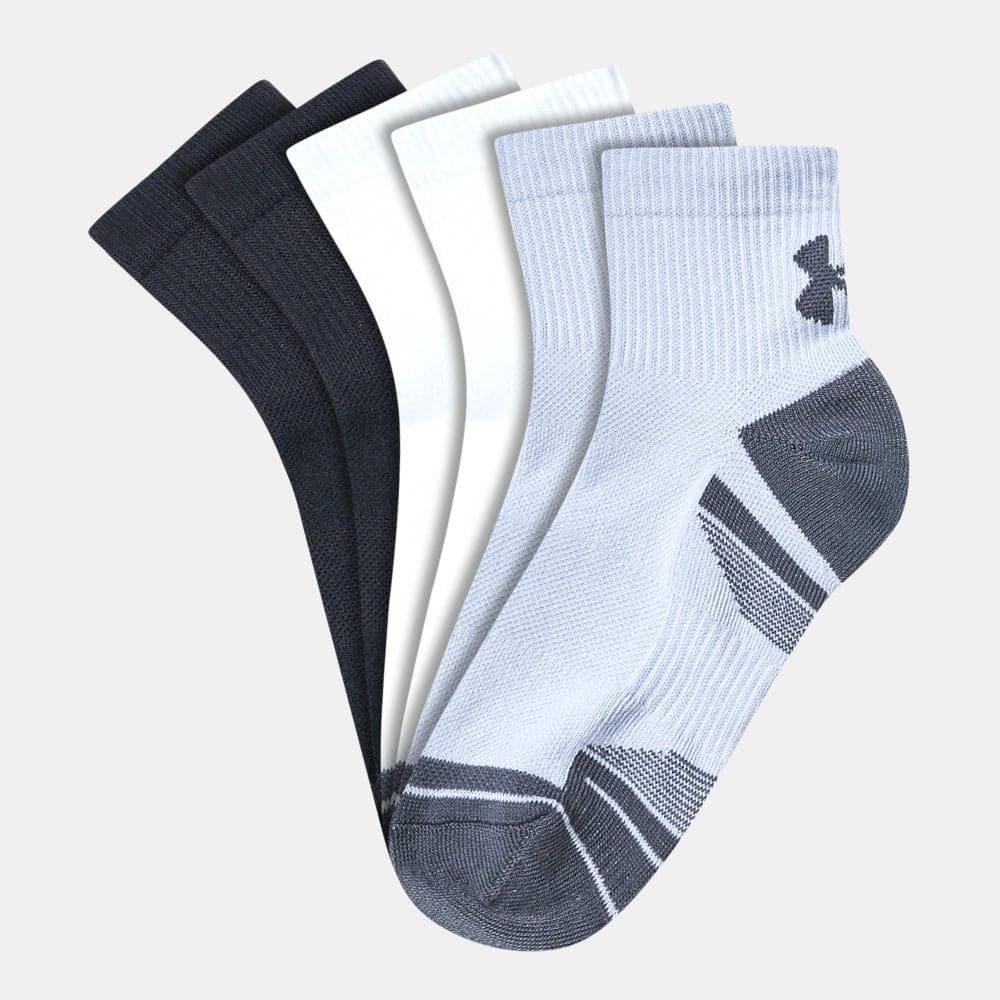 Under Amour Tech Quarter Performance Trio Socks - Image 1
