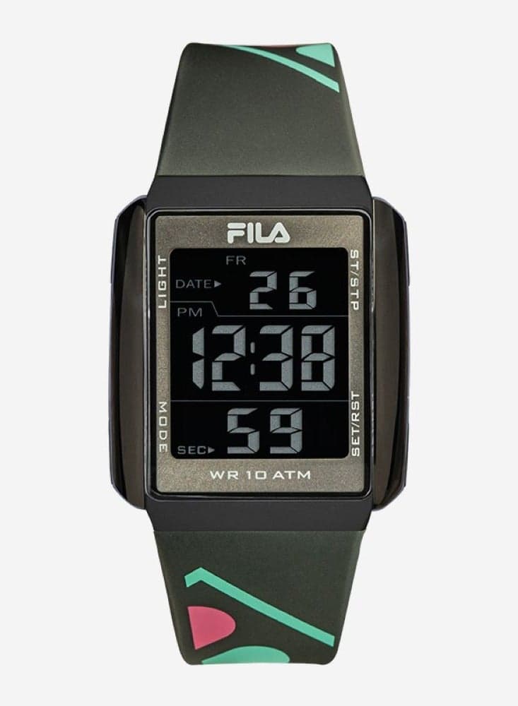 FILA Unisex Chrono Watch with Gray Strap - 38-325-003