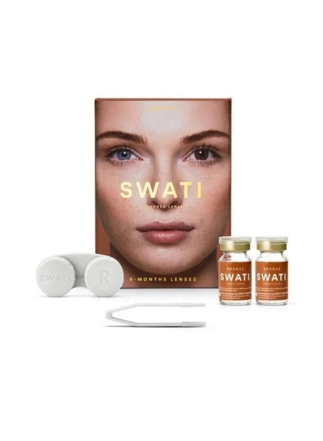 Bronze Glow 6-Month Colored Contact Lenses - Image 1