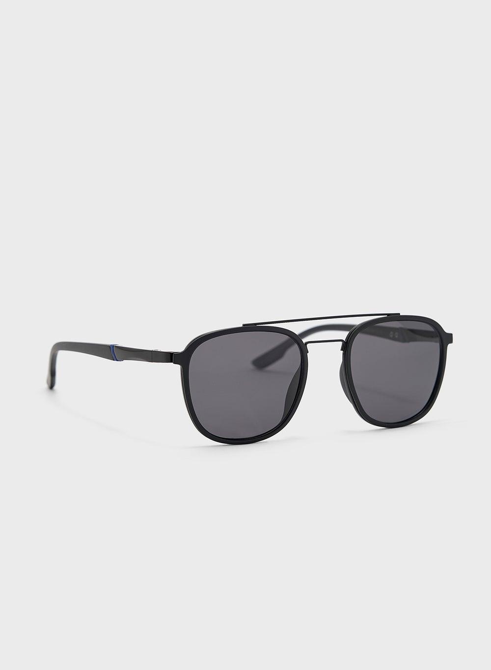 Robert Wood Square Aviator Sunglasses with Polarized Lenses - Image 1