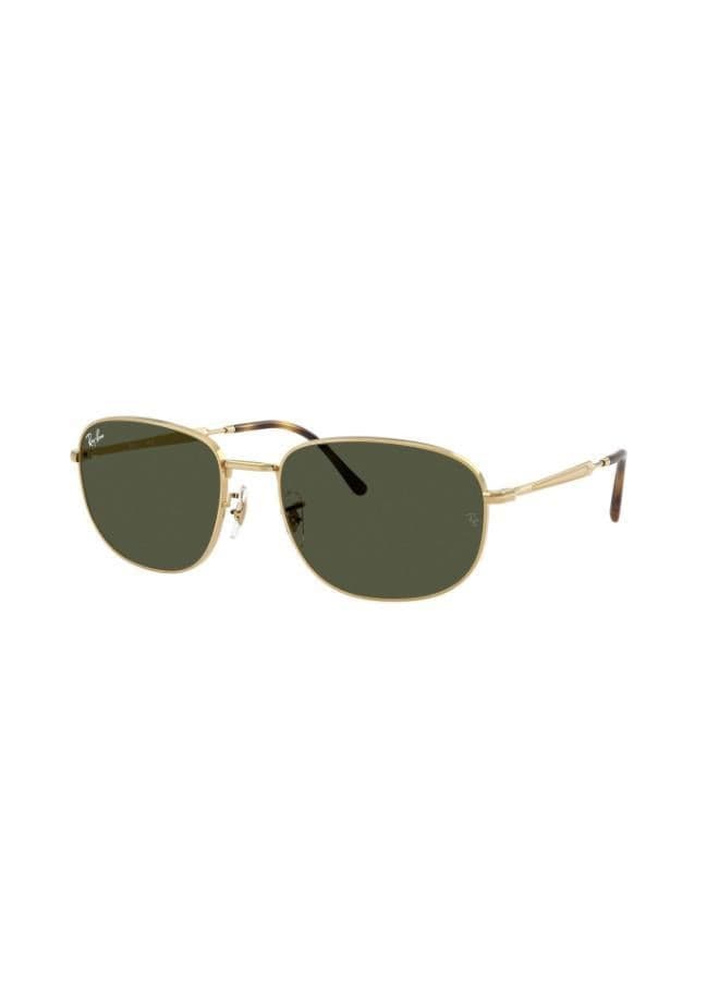 Ray-Ban 0Rb3754 Men's Gold-Framed Green Sunglasses