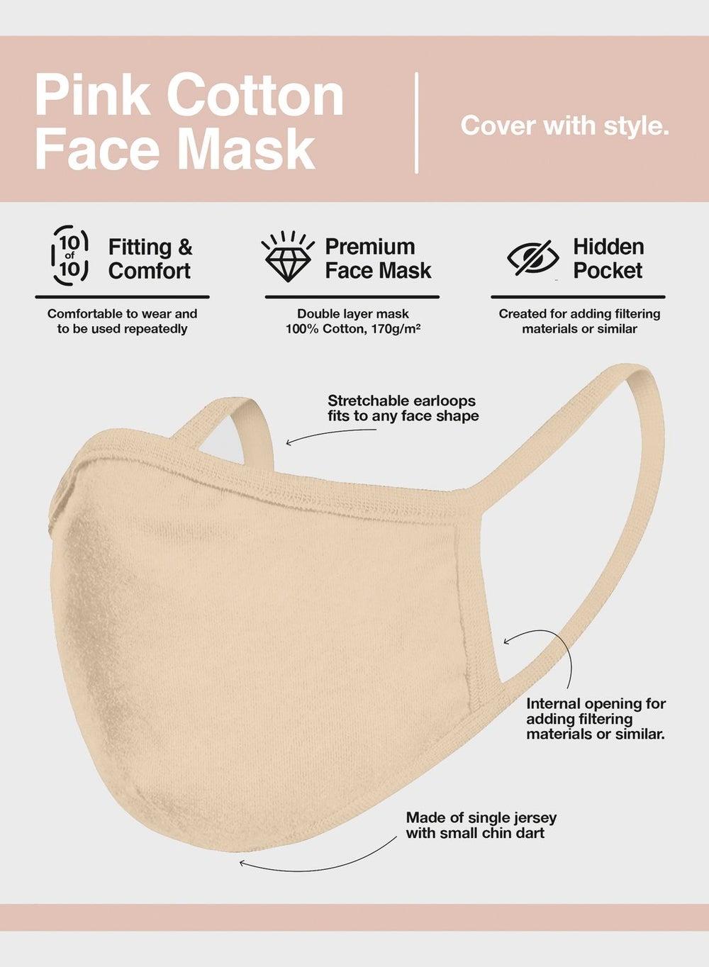 Mister Tee Essential Cotton Face Mask for Men - Image 1