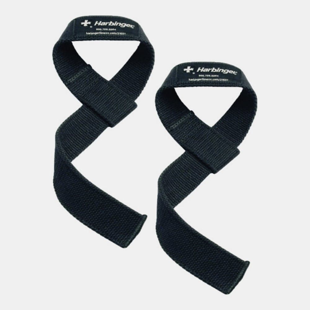 Harbinger Enhanced Grip Weight Lifting Straps - Image 1