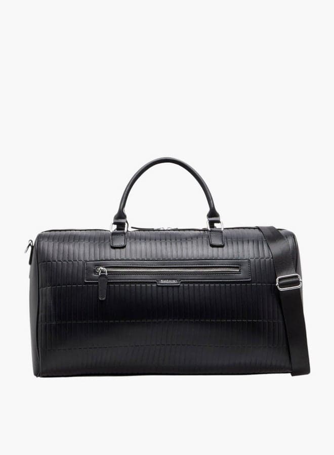 DUCHINI Men's One Size Textured Duffle: Style & Function - Image 1