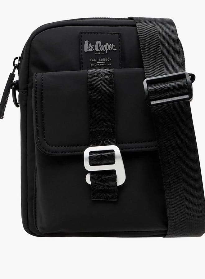 حقيبة كروس بودي عصرية بسحاب وحزام قابل للتعديل - Image 1