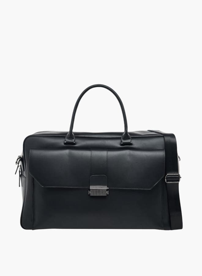 DUCHINI Classic Men's Duffle: Detachable Strap & Secure Zip - Image 1