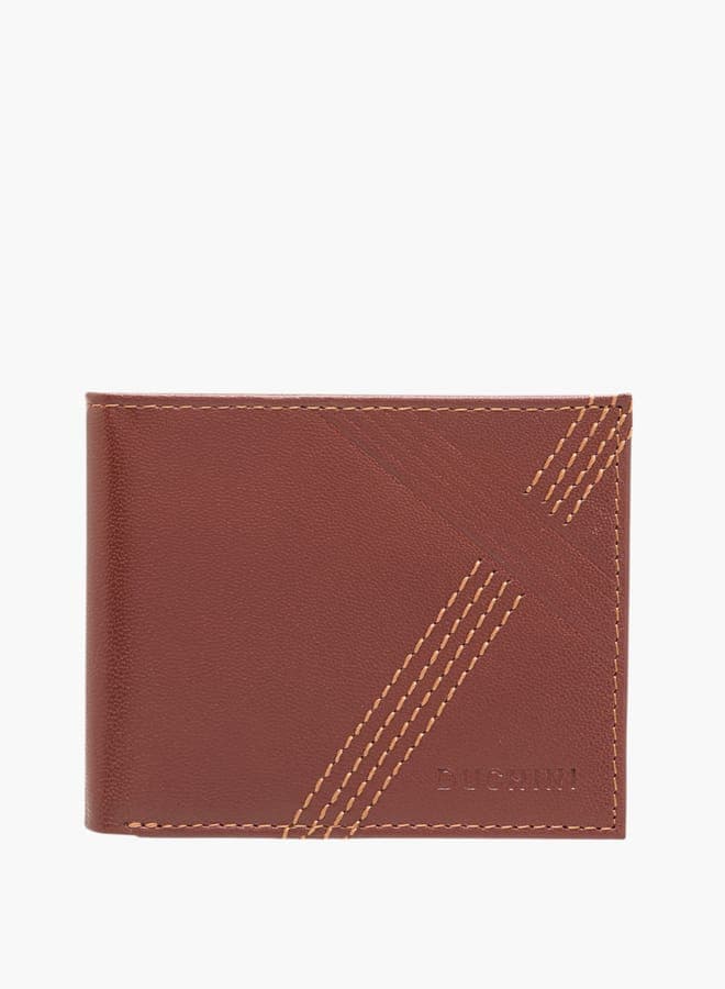 DUCHINI Elegant Bi-Fold Men's Wallet with Logo Embossing - Image 1