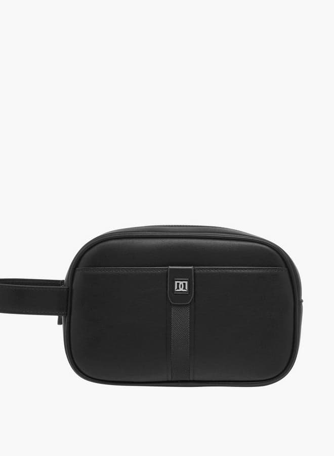 DUCHINI Men's Elegant Solid Pouch with Secure Zip - Image 1