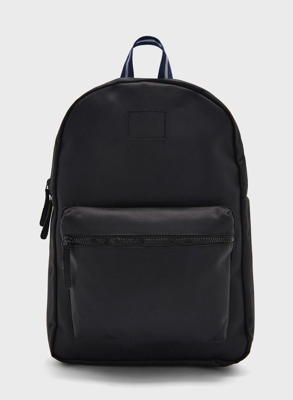 شنطة ظهر عصرية بتصميم فريد وجيب أمامي مزود بسحاب - Image 1